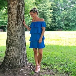 Gibson Off Shoulder Dress- XSmall Petite